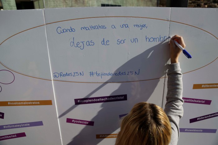 Acto Día Internacional contra la Violencia a la Mujer, #25N./ Foto: Yhasmina García